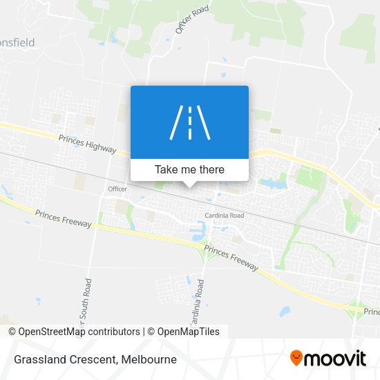 Grassland Crescent map