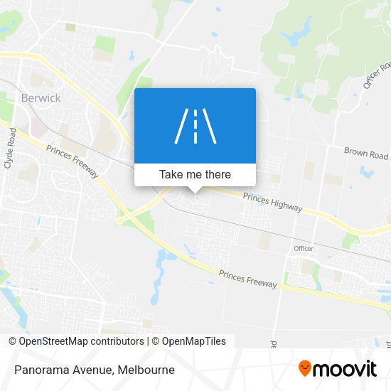 Panorama Avenue map