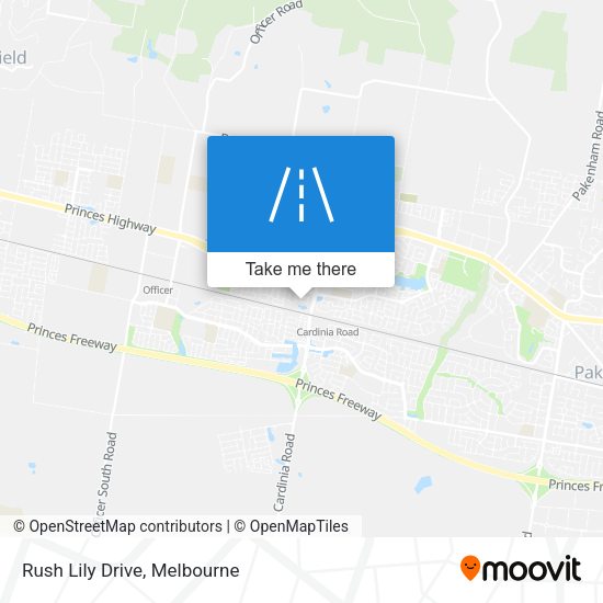 Rush Lily Drive map