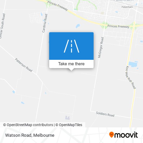Watson Road map
