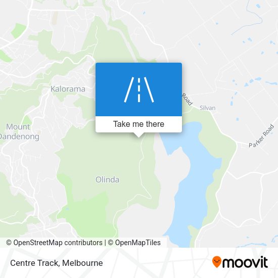 Centre Track map