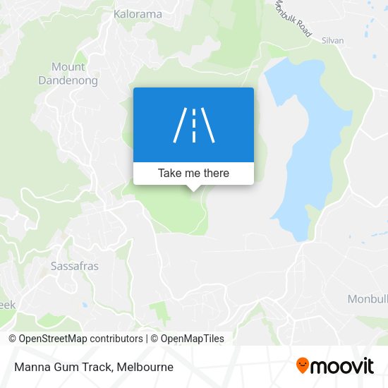 Manna Gum Track map
