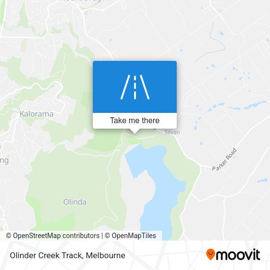 Olinder Creek Track map
