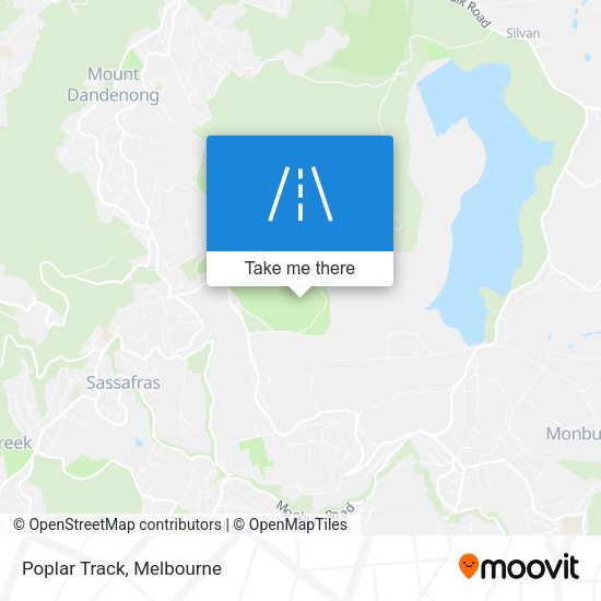 Poplar Track map