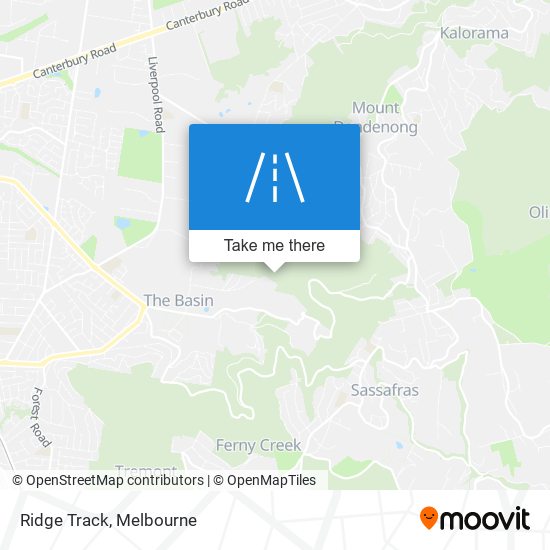 Ridge Track map
