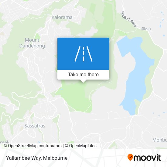 Yallambee Way map