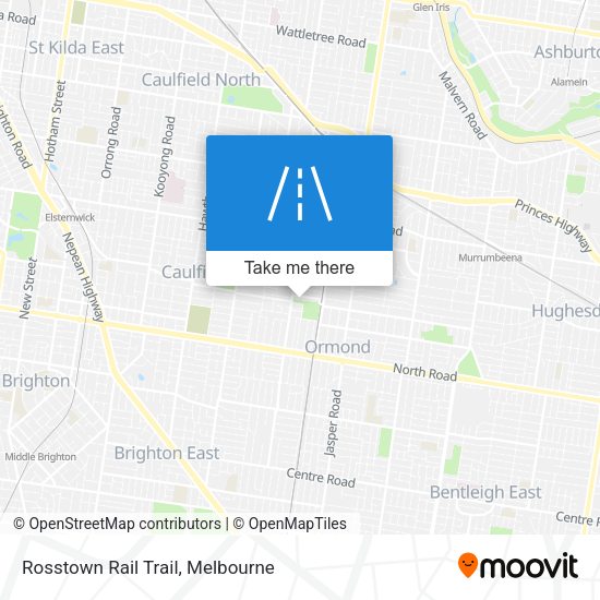 Rosstown Rail Trail map