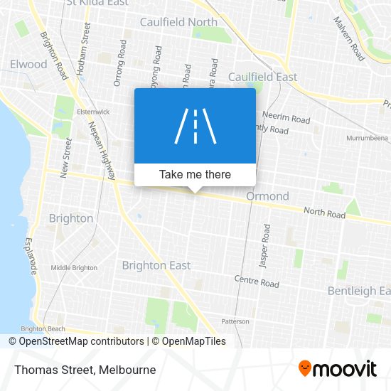 Thomas Street map