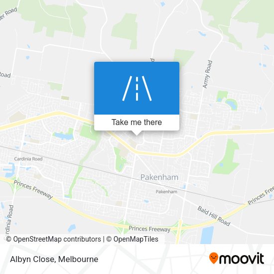 Albyn Close map