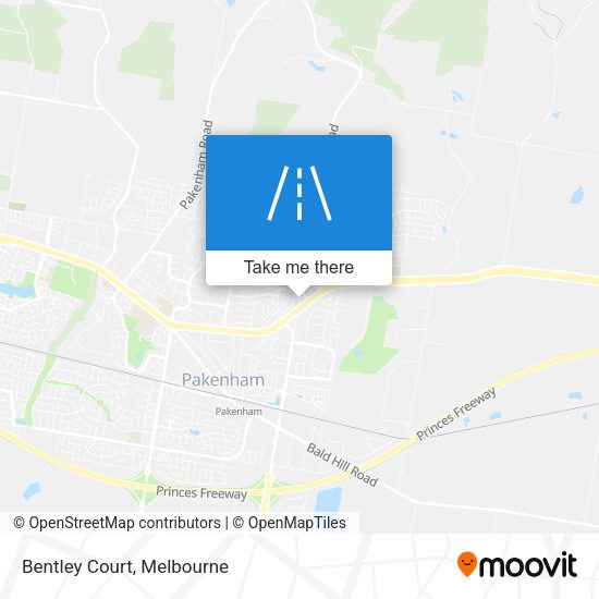 Bentley Court map