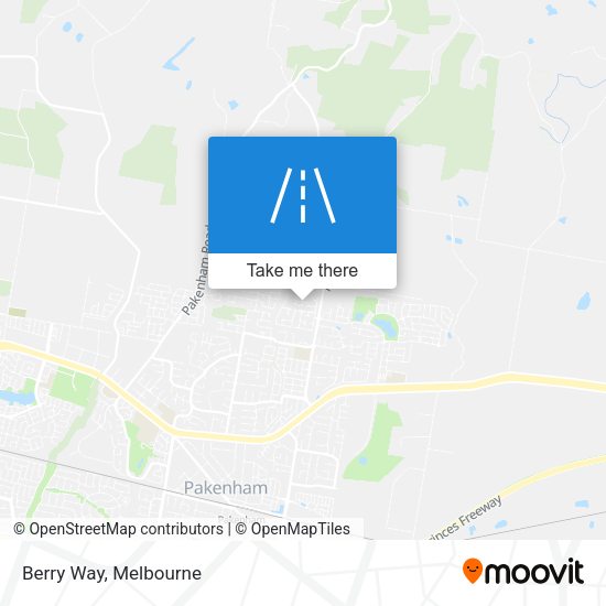 Berry Way map