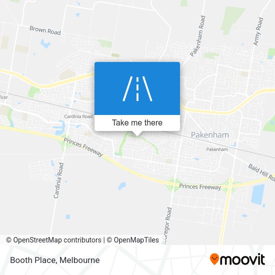 Booth Place map
