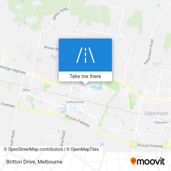 Britton Drive map