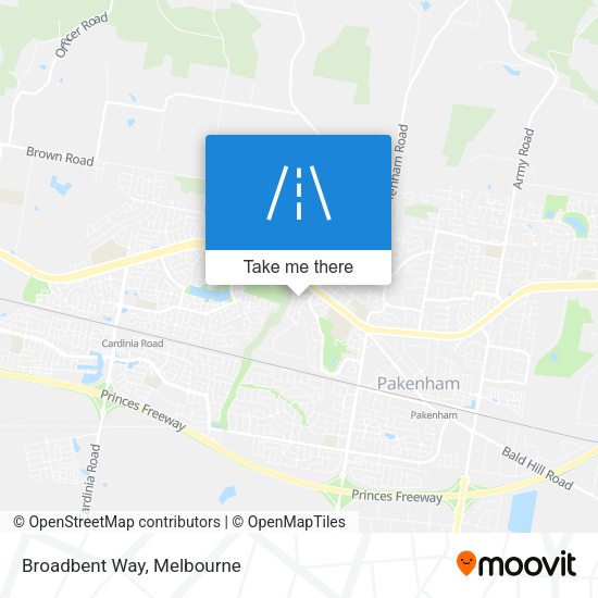 Broadbent Way map