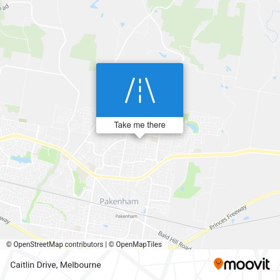Caitlin Drive map