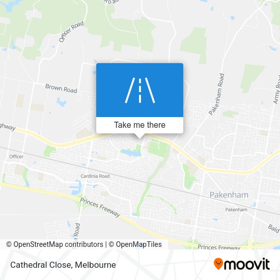 Cathedral Close map