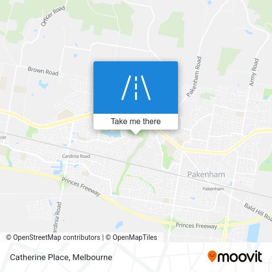 Catherine Place map