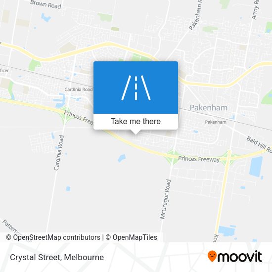 Crystal Street map
