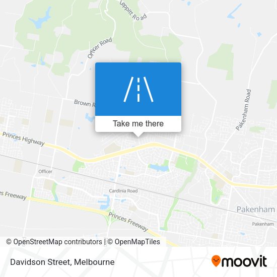 Davidson Street map
