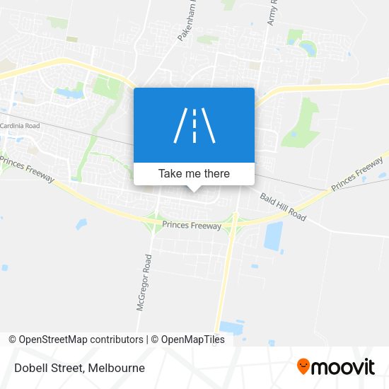 Dobell Street map