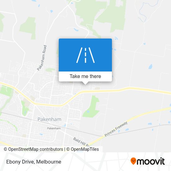 Ebony Drive map