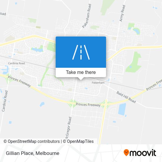 Gillian Place map