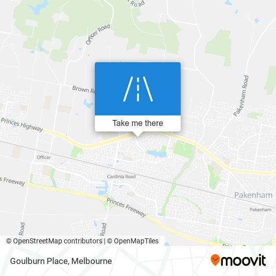 Goulburn Place map