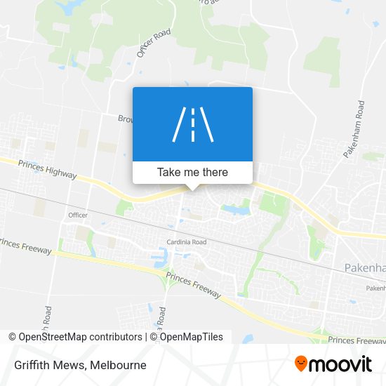 Griffith Mews map
