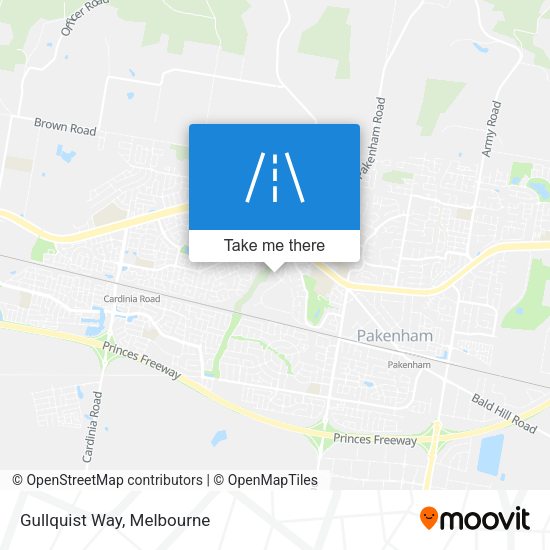 Gullquist Way map