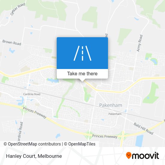 Hanley Court map