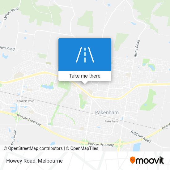 Howey Road map