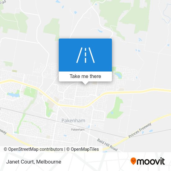 Janet Court map
