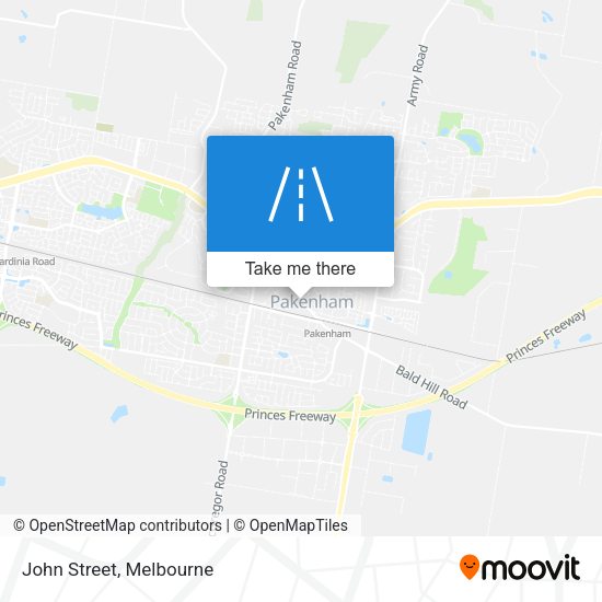 John Street map