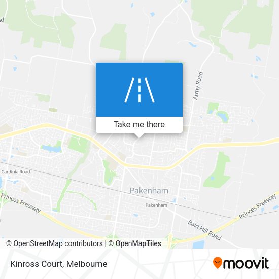 Kinross Court map