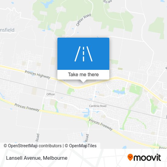Lansell Avenue map
