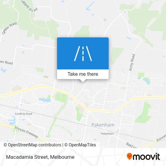 Macadamia Street map