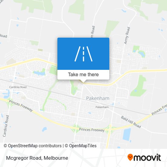 Mcgregor Road map