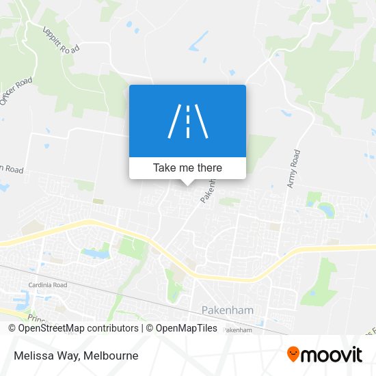Melissa Way map