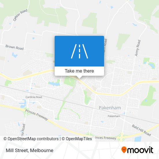 Mill Street map