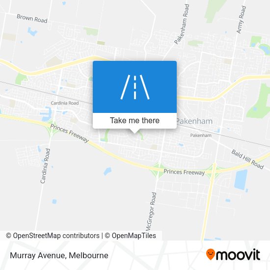 Murray Avenue map
