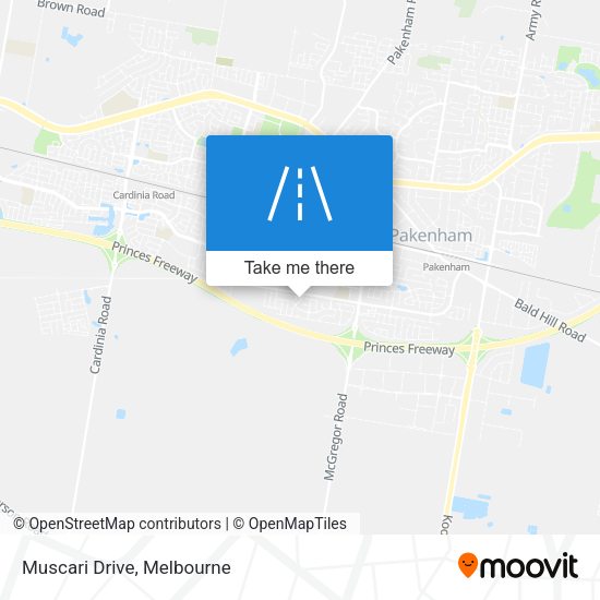 Muscari Drive map