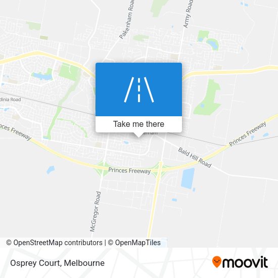Osprey Court map