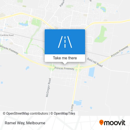 Ramel Way map