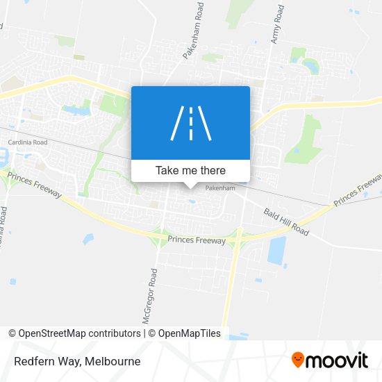 Redfern Way map