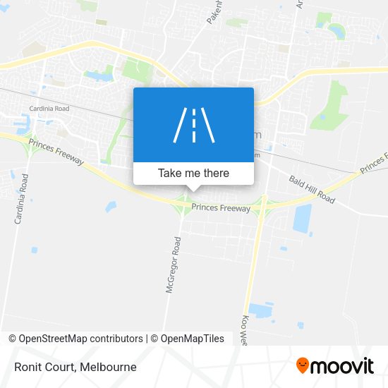 Ronit Court map