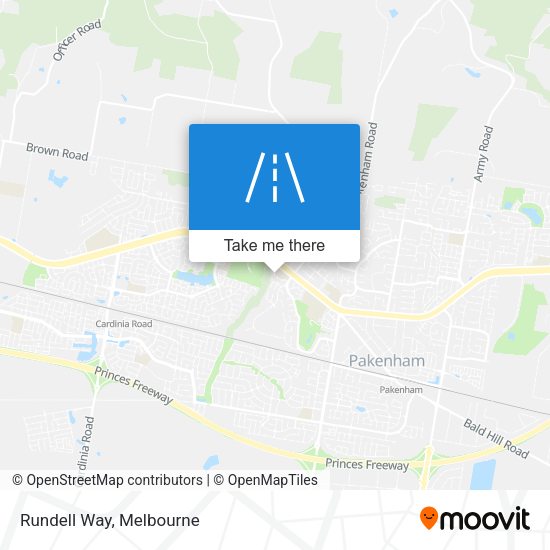 Rundell Way map
