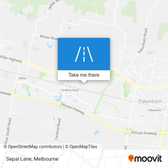 Sepal Lane map