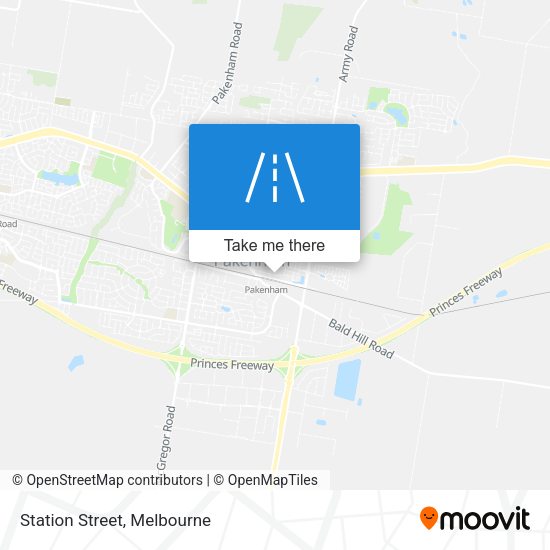 Station Street map