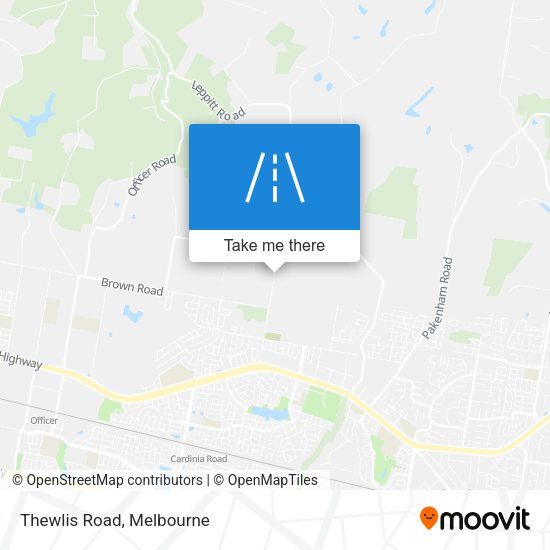 Thewlis Road map