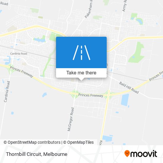 Thornbill Circuit map